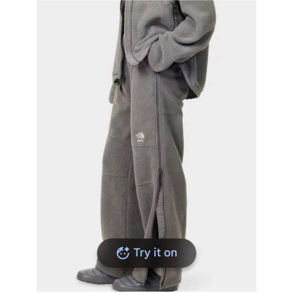 TNF The North Face X SKIMS 1995 Denali Fleece Straight Leg Pant - Picture 5 of 7